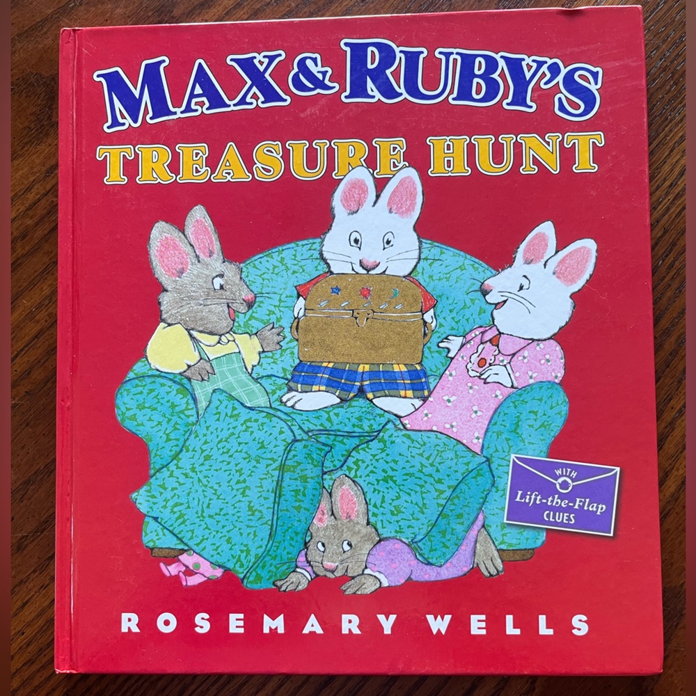 Max & Ruby kids book | Max and Ruby’s Treasure Hunt | large hardcover
